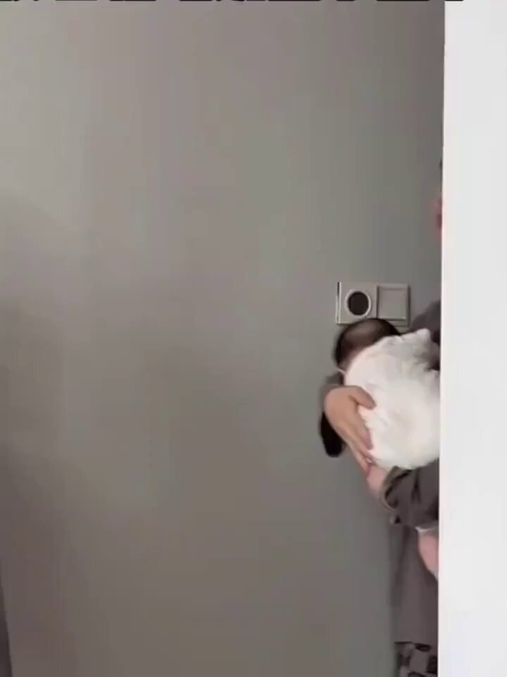 Prank sleeping baby