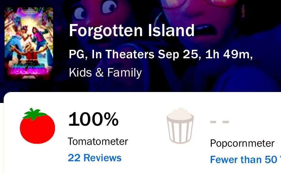 #ForgottenIsland movie details