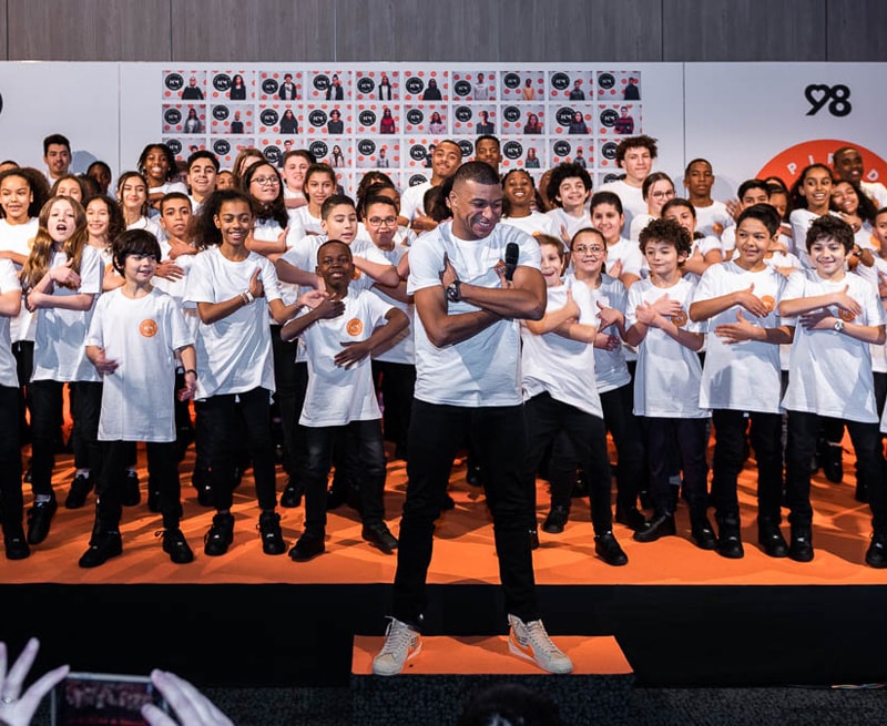 Kylian Mbappé UNICEF charity donation (photo 2 of 2)