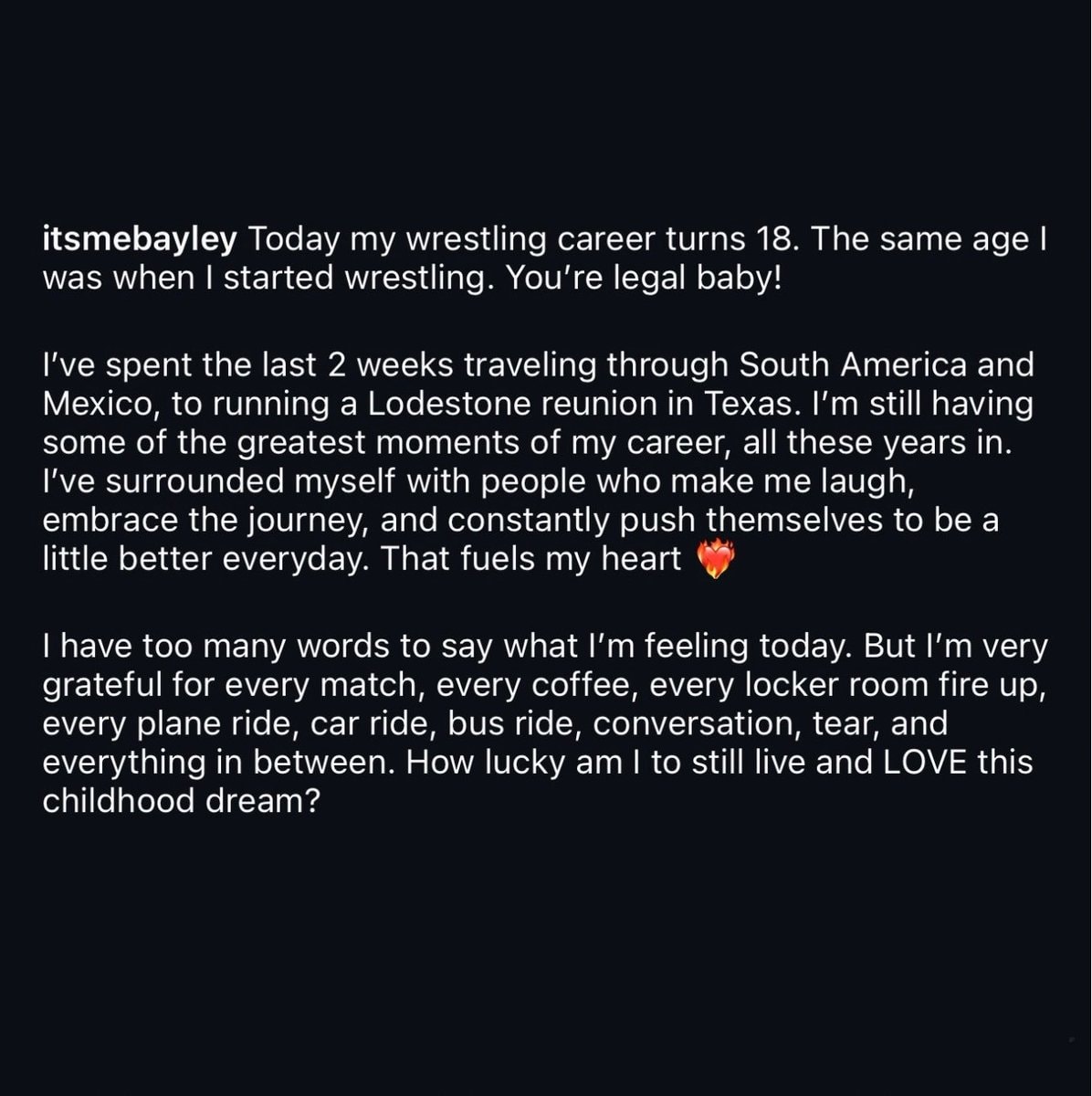 Bayley 18th Anniversary (photo 2 of 2) Bayley 18th Anniversary (photo 2 of 2)