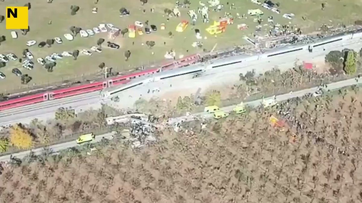 Toledo Spain train collision aftermath