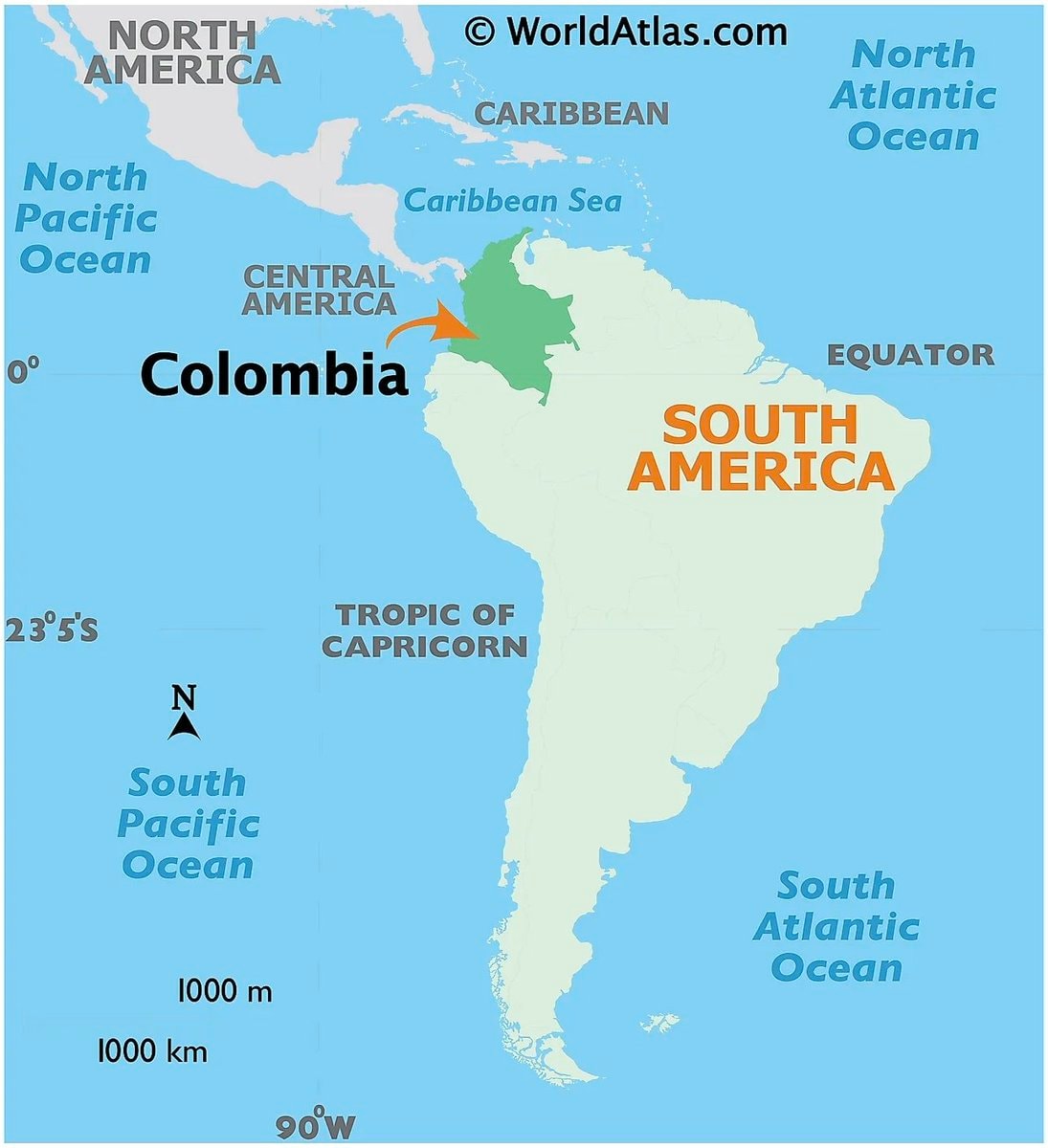 Colombia maps and facts Colombia maps and facts