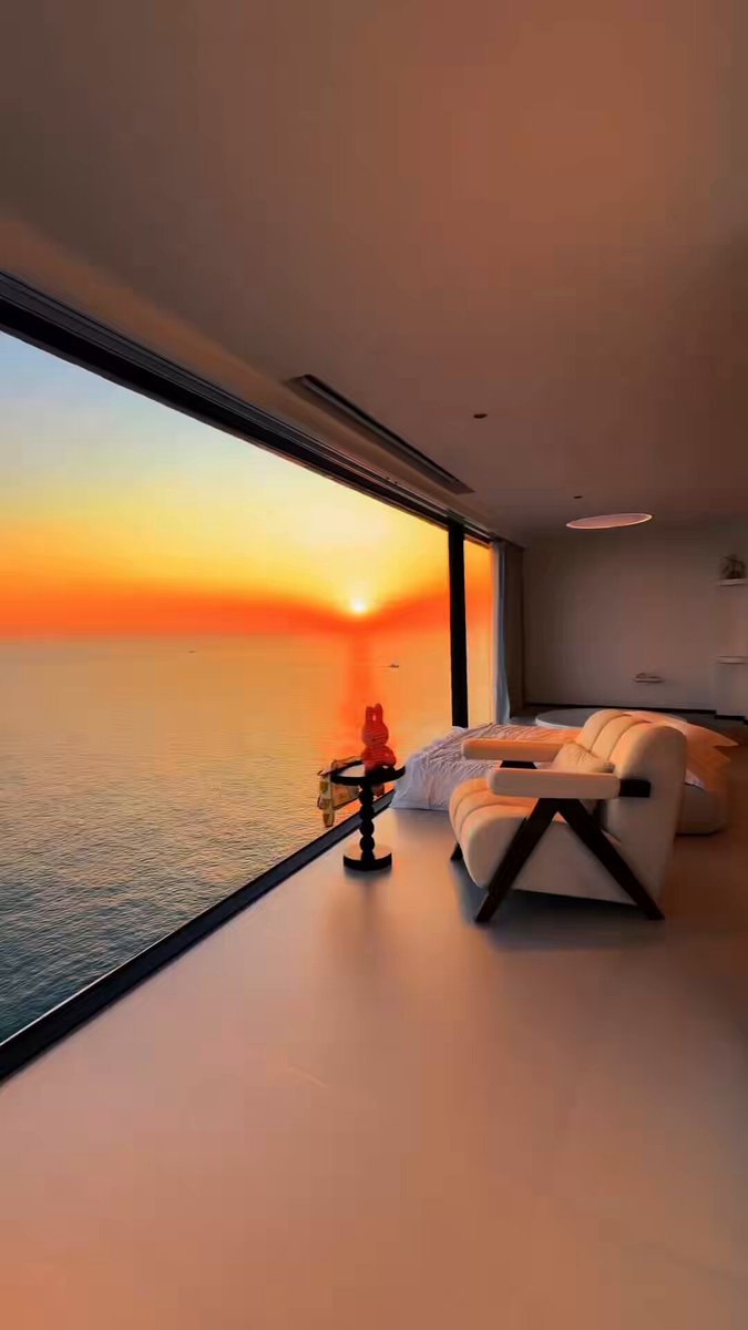 Ocean sunset view 🥰