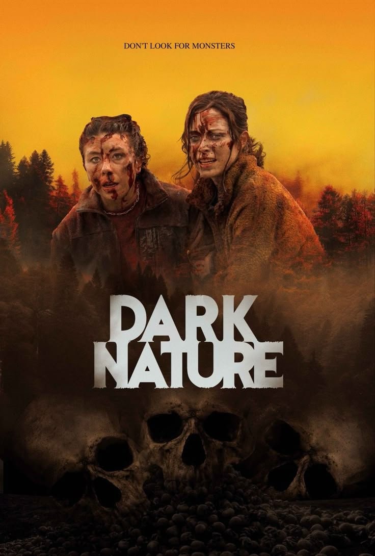 movie poster with two women