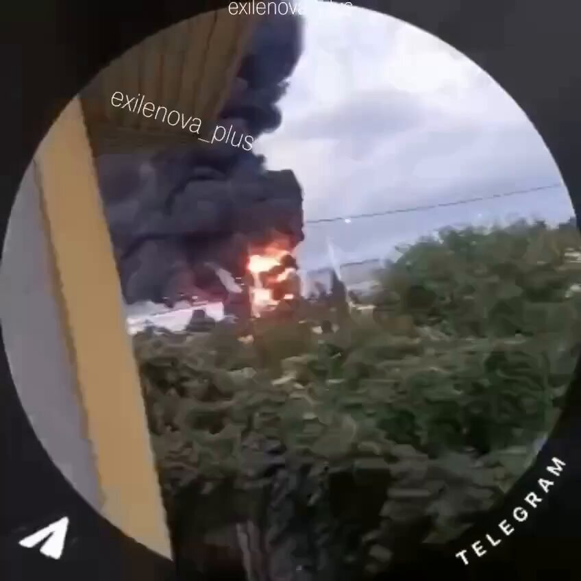 Ukrainian drones hit Sochi and Sterlitamak plant fire
