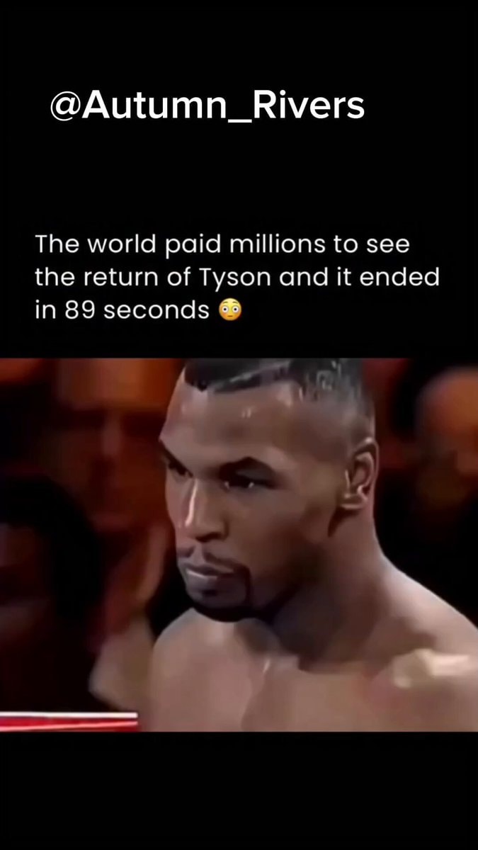 Mike Tyson 1995 return Mike Tyson 1995 return