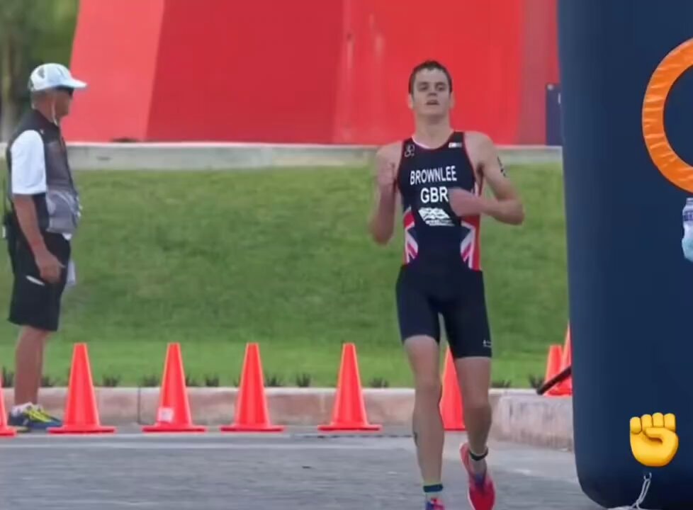 Brownlee GBR brother finish moment