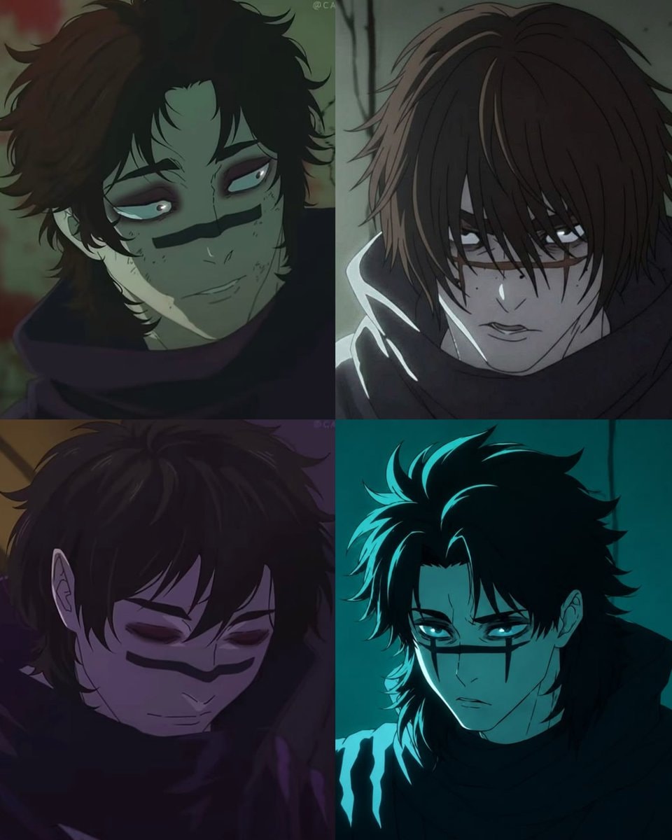 Choso hairstyles collage