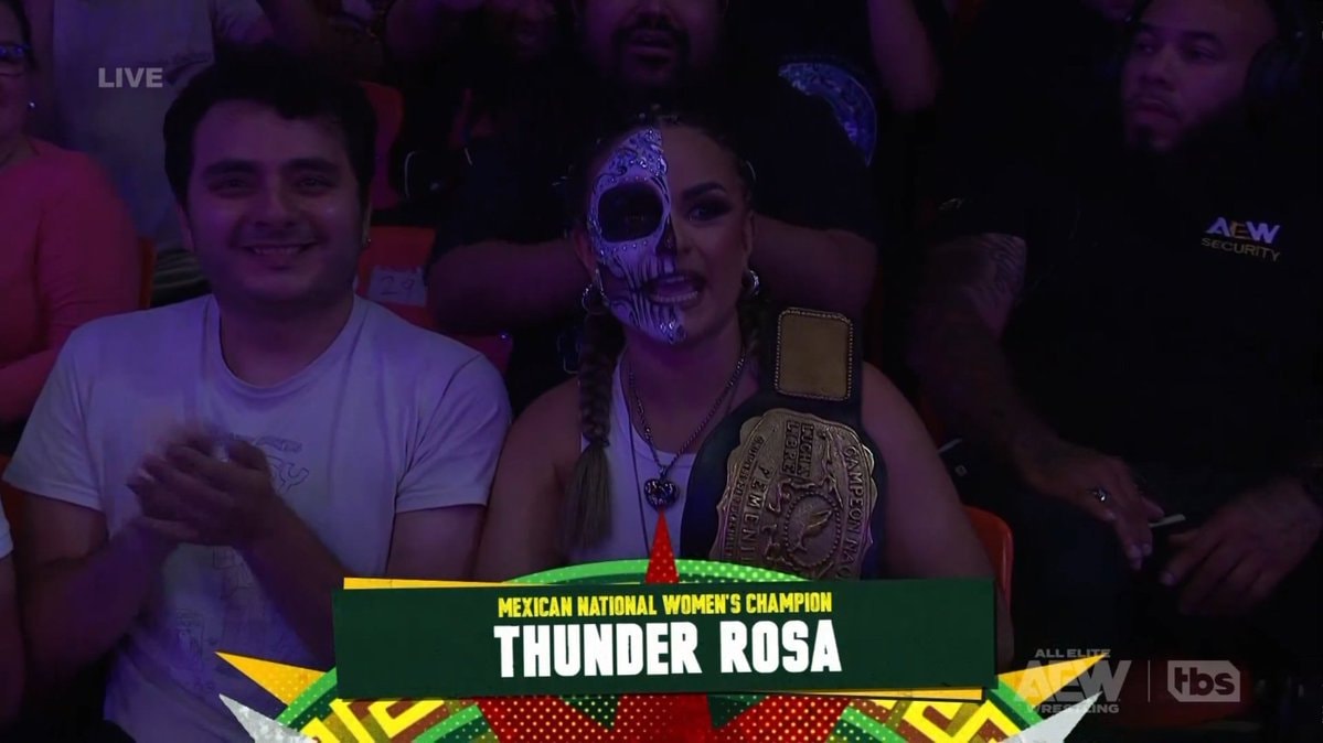 Thunder Rosa at AEW Dynamite