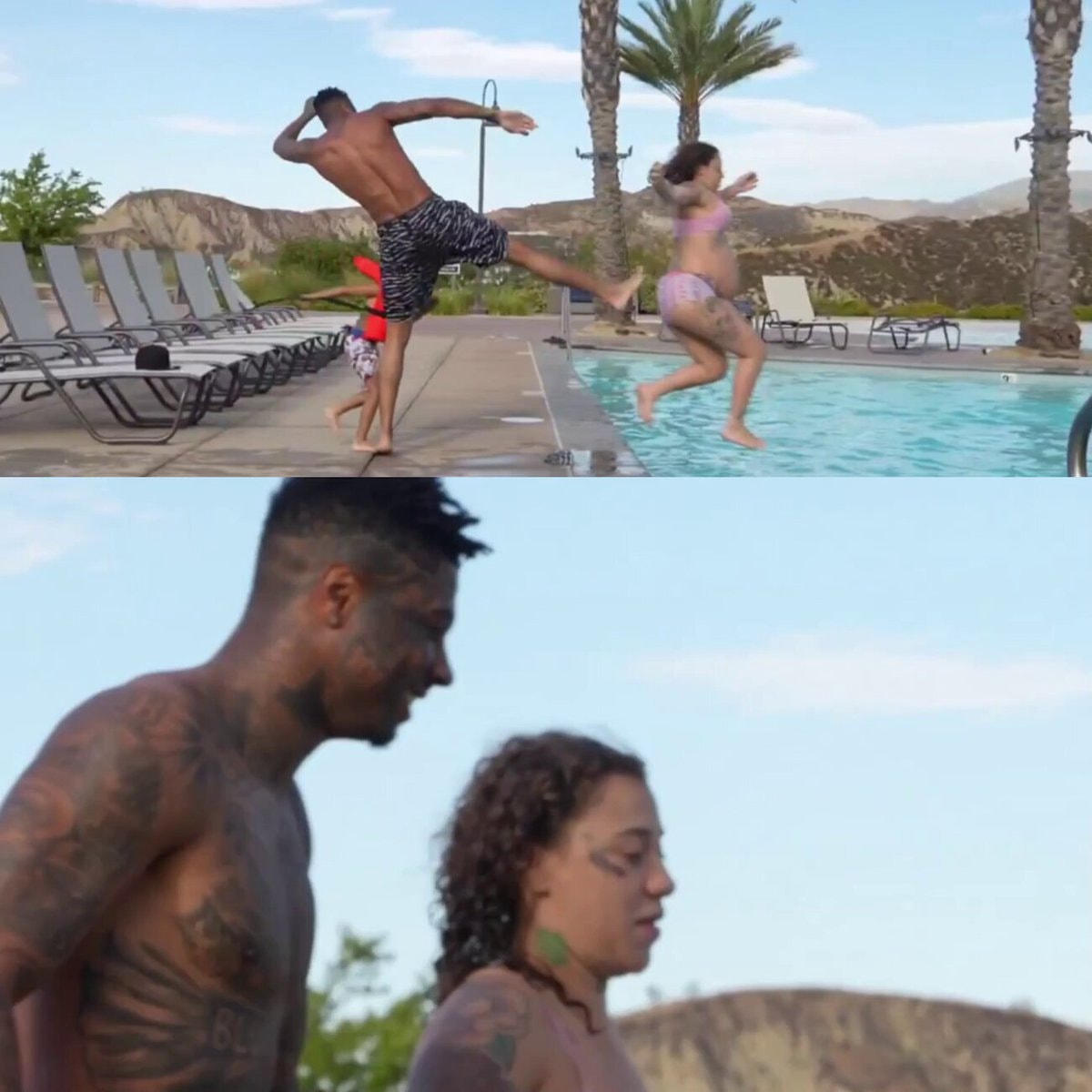 Blueface pool incident