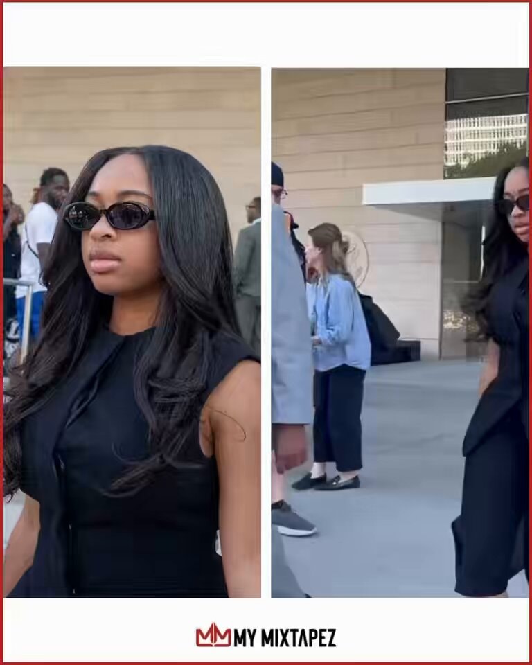 India Royale leaving courthouse Durk trial