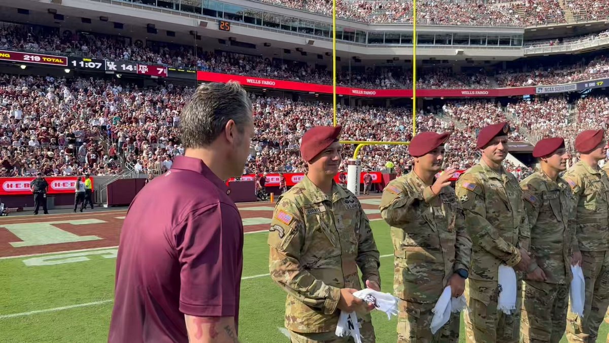 Pete Hegseth Texas A&M flyover Pete Hegseth Texas A&M flyover