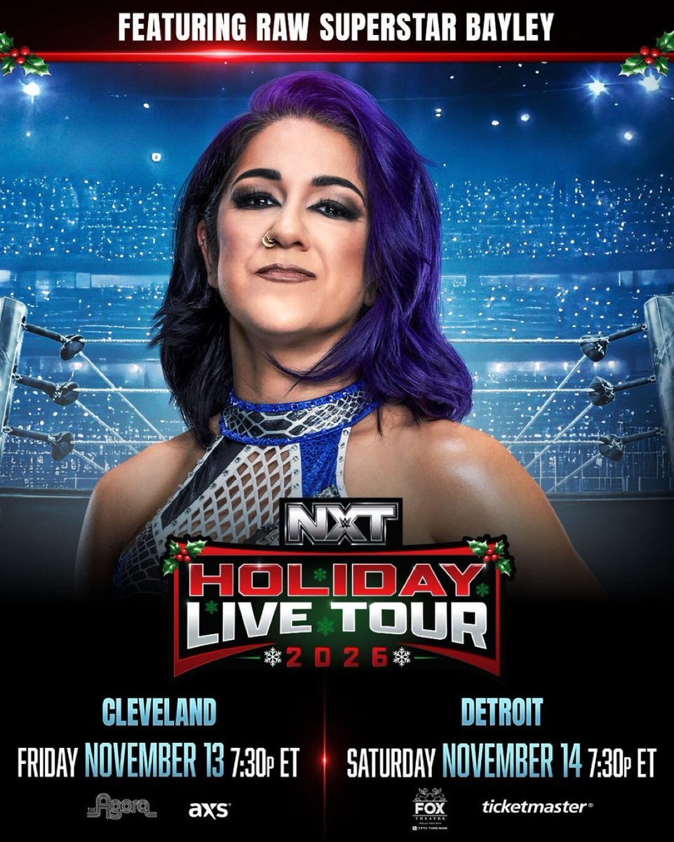Bayley WWENXT Holiday live tour