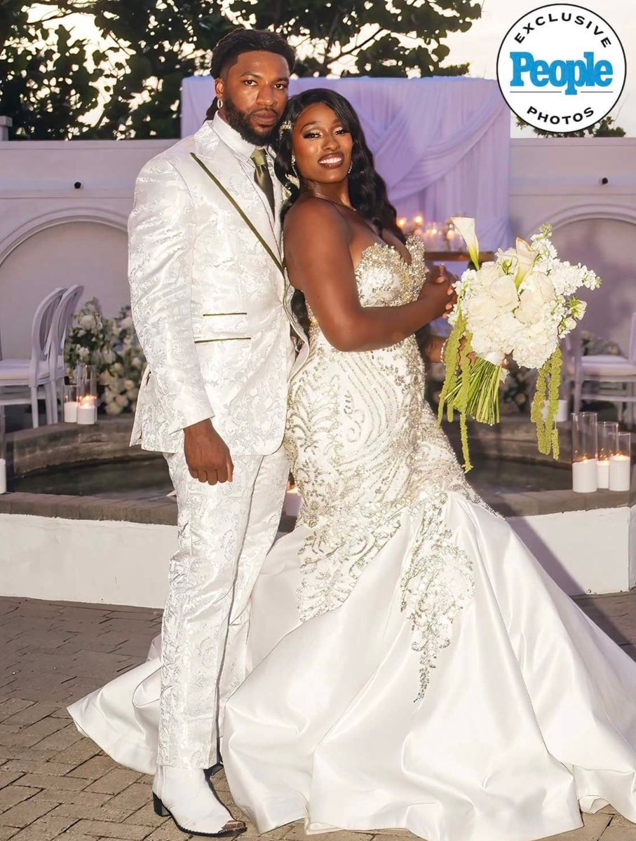 Trick Williams and Lash Legend wedding People exclusive (photo 1 of 2)