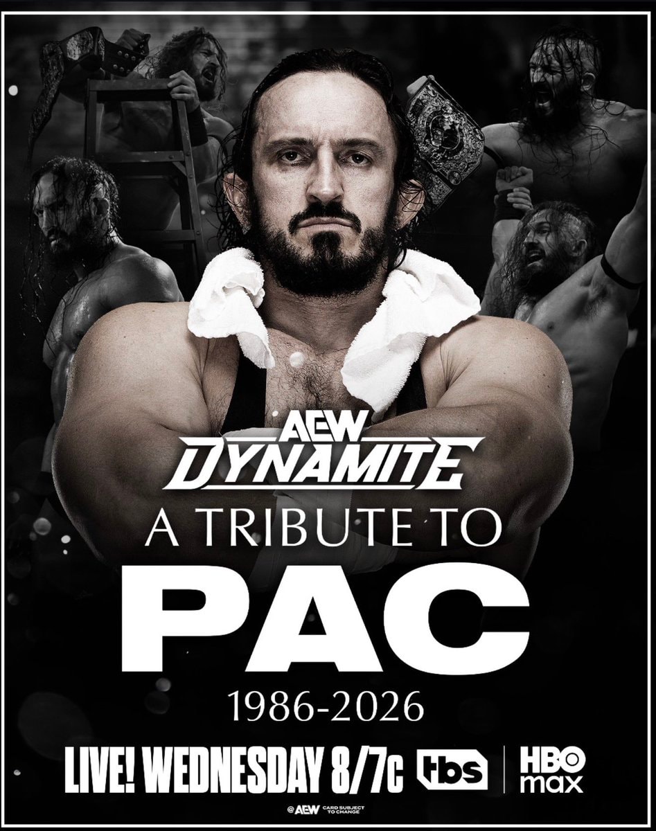 AEW Dynamite Tribute to PAC