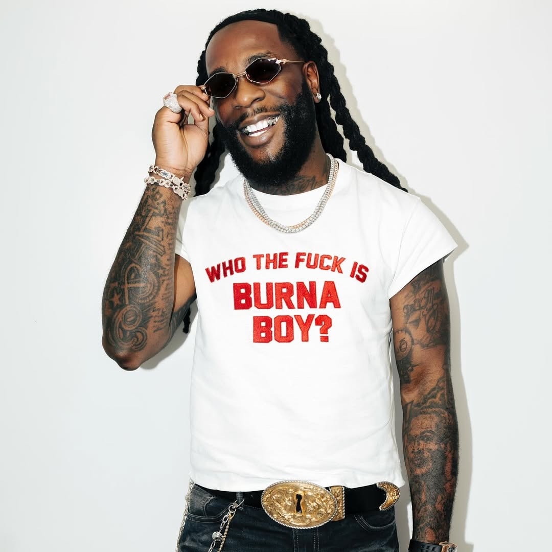 Burna Boy only male artist in Spotify top 10