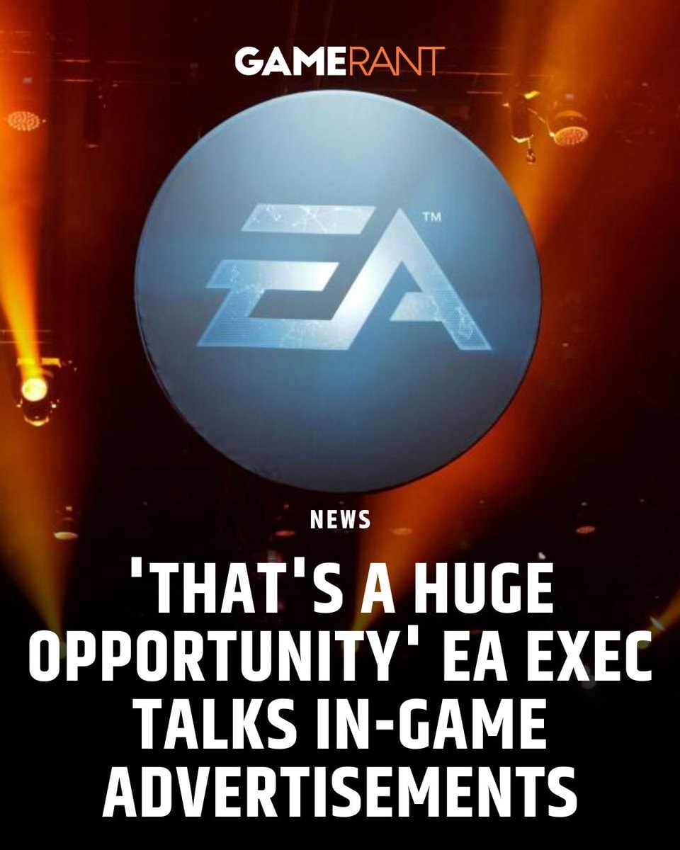 EA talks in-game advertisements