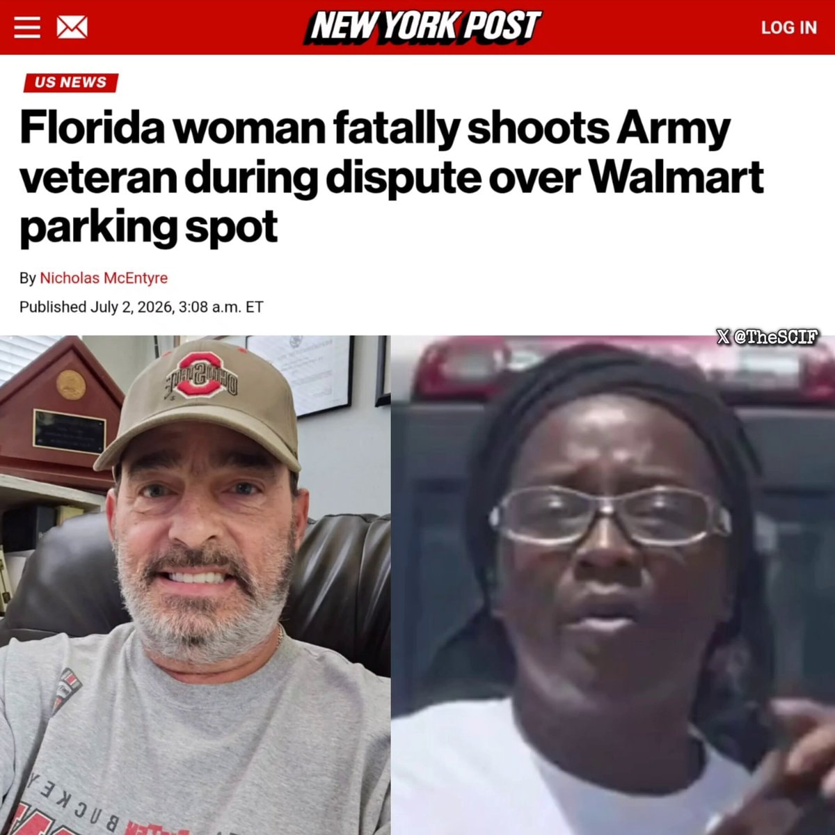 Florida Walmart parking lot shooting Army veteran