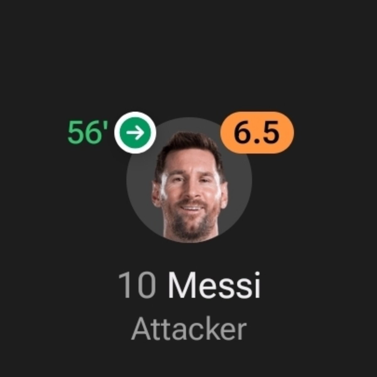 Lionel Messi close-up (photo 2 of 2)