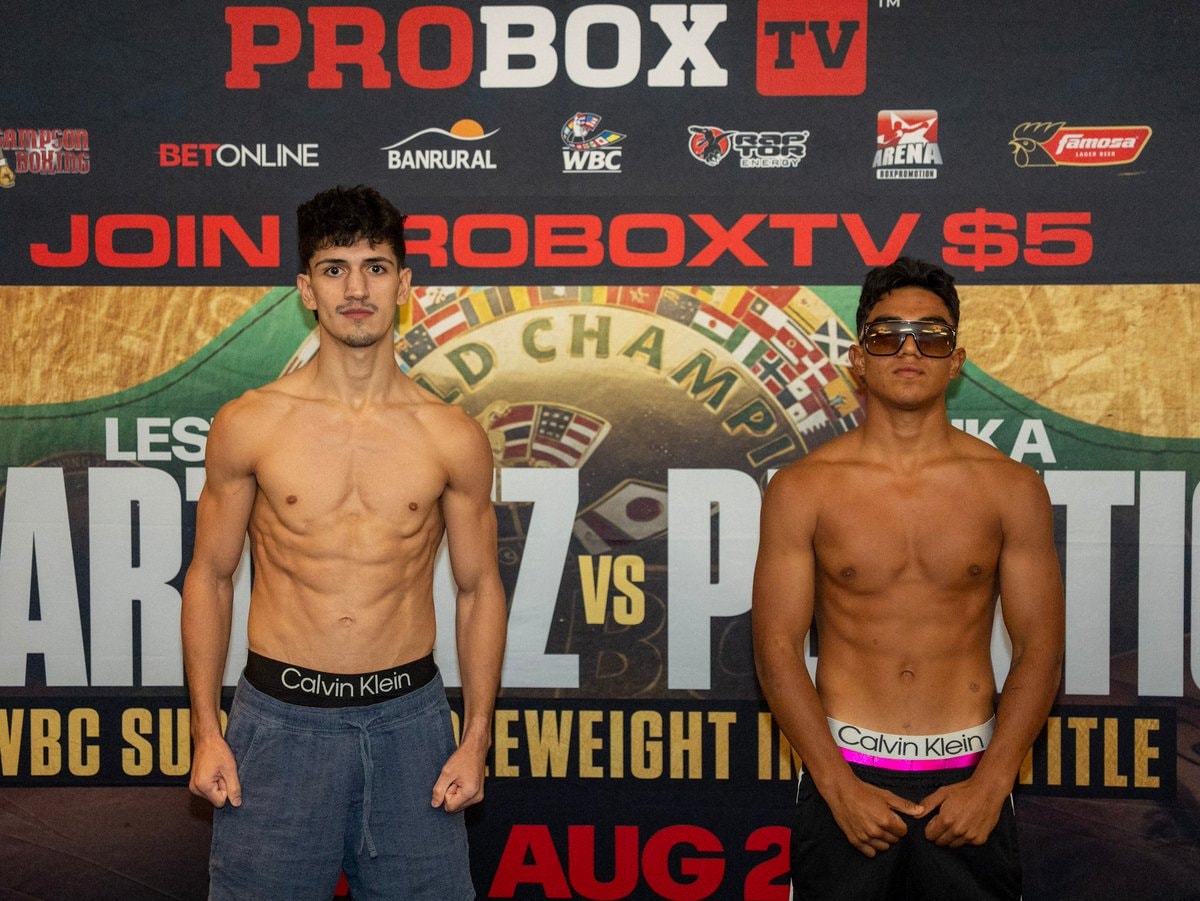 Emilio Garcia Guerrero Garcia weigh-in