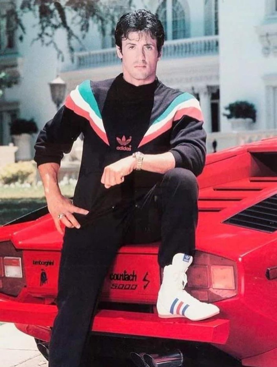 Sylvester Stallone 80th birthday Lamborghini Countach