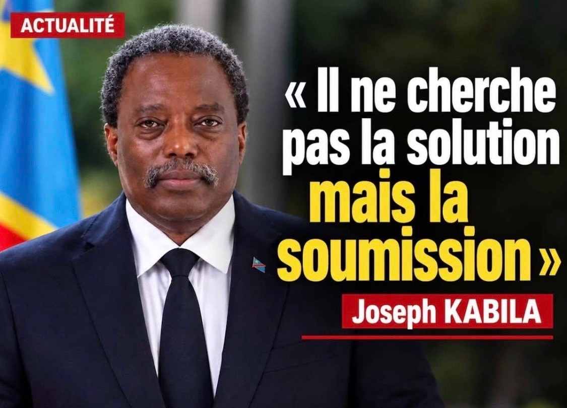 Joseph Kabila on Tshisekedi and the earthquake