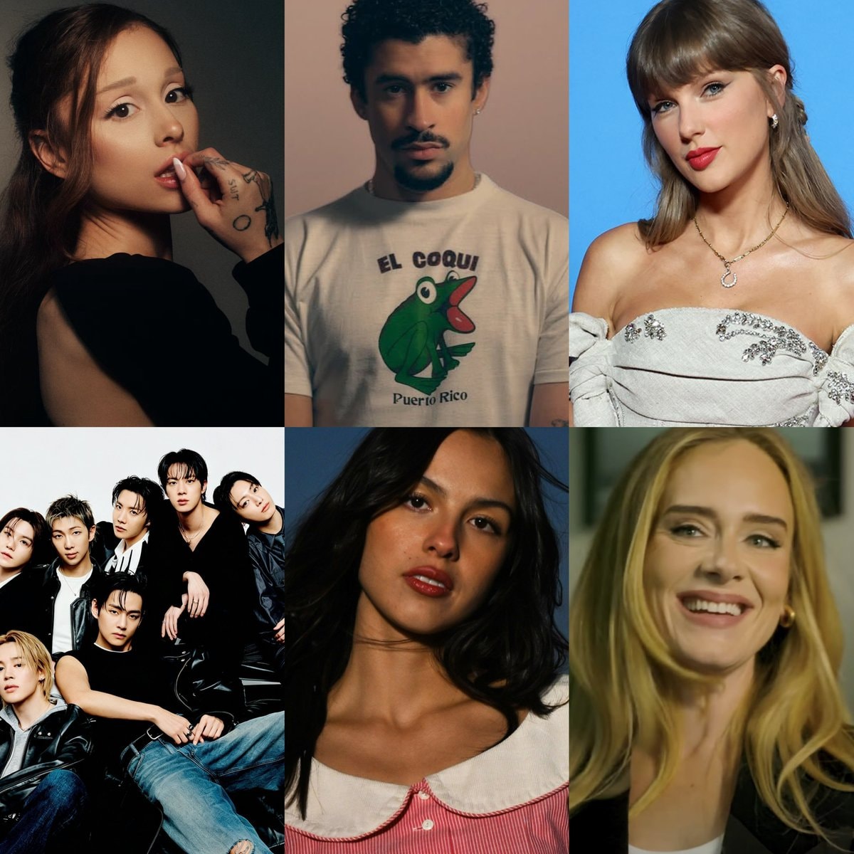 Spotify Global Top Artists Songs Albums sweep