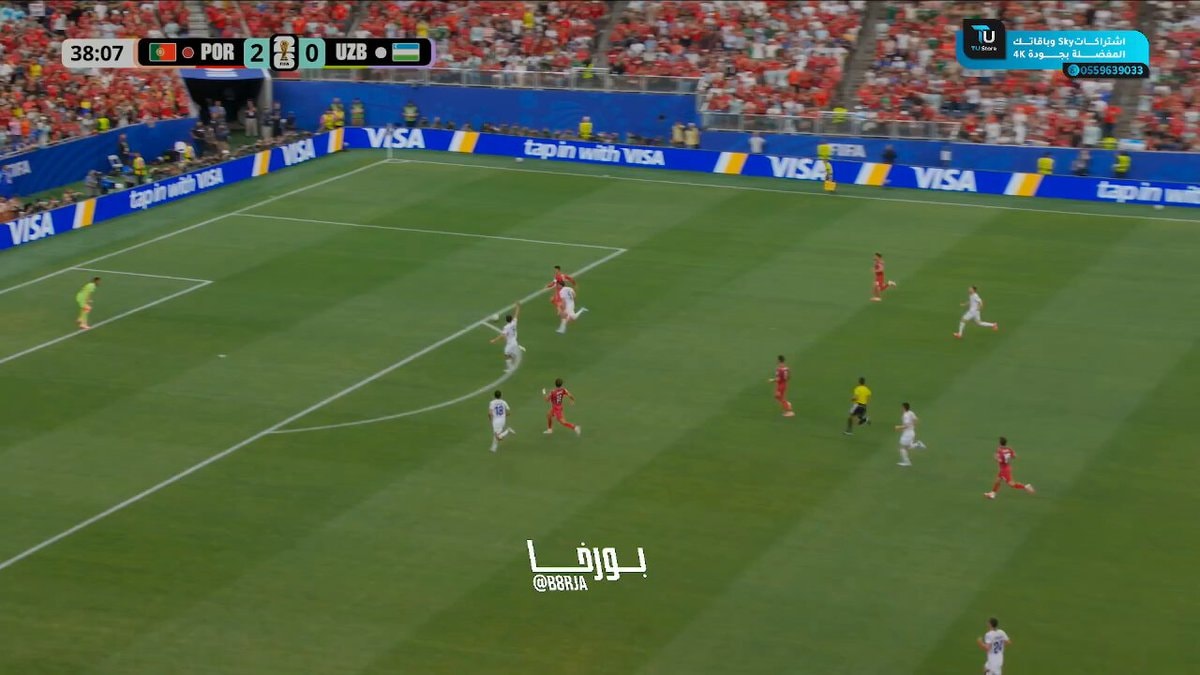 Cristiano Ronaldo goal Portugal vs Uzbekistan 3-0