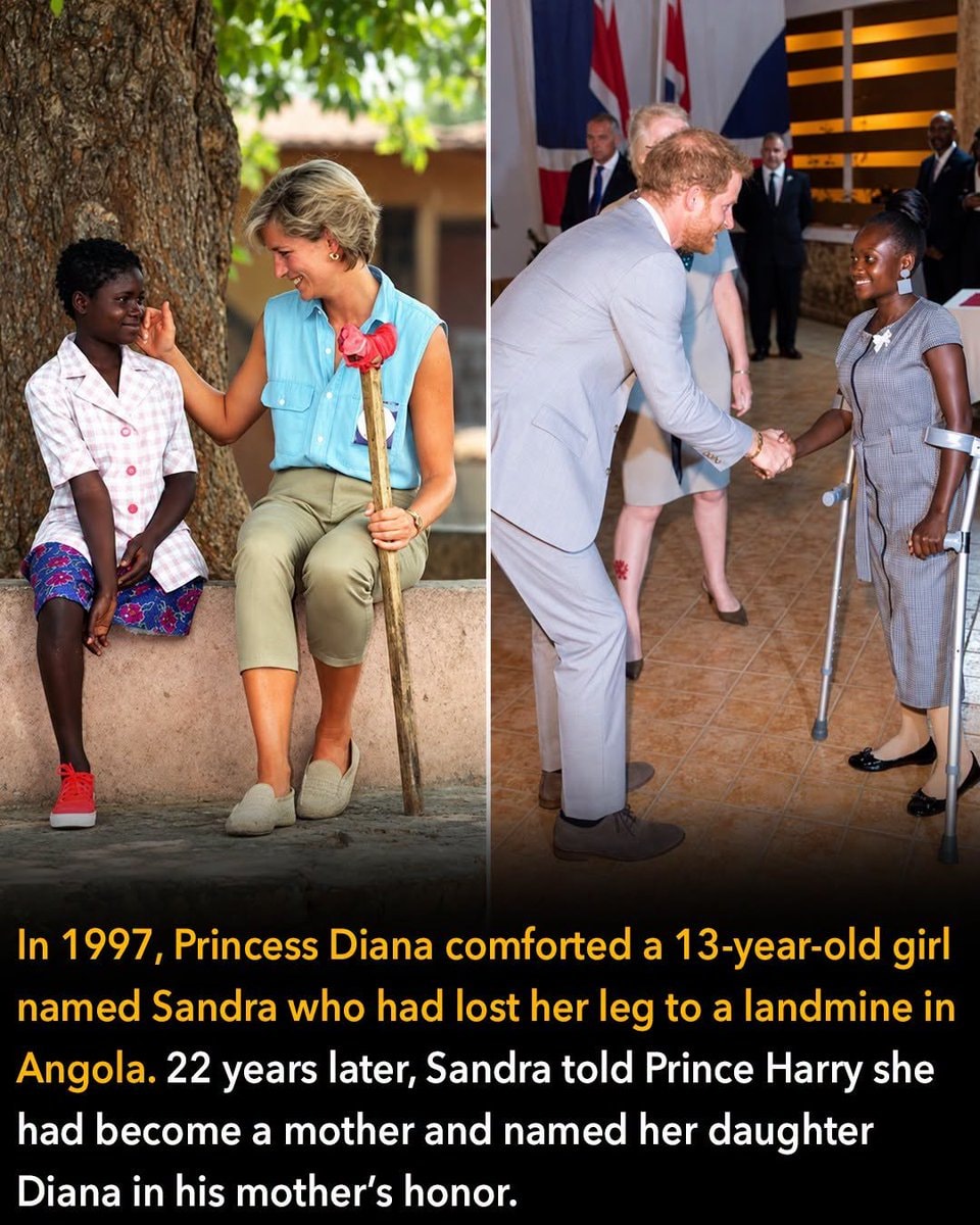 Princess Diana Sandra Angola 1997
