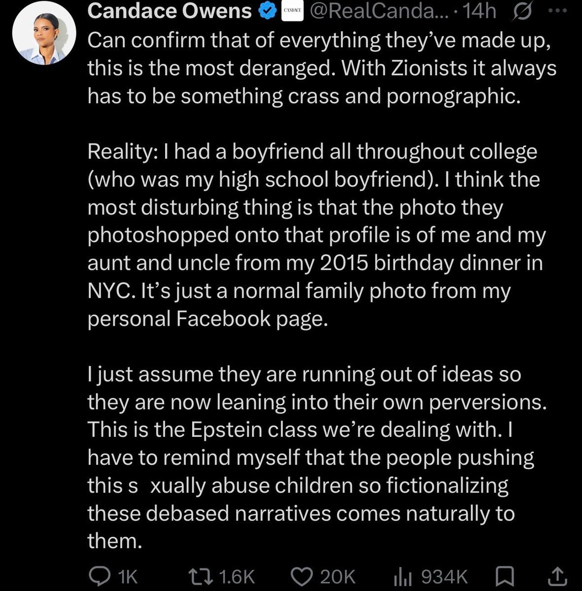 Candace Owens addresses allegations Candace Owens addresses allegations