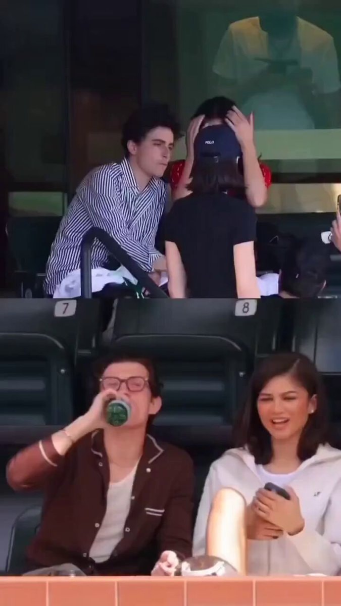Tom Holland and Zendaya candid moment