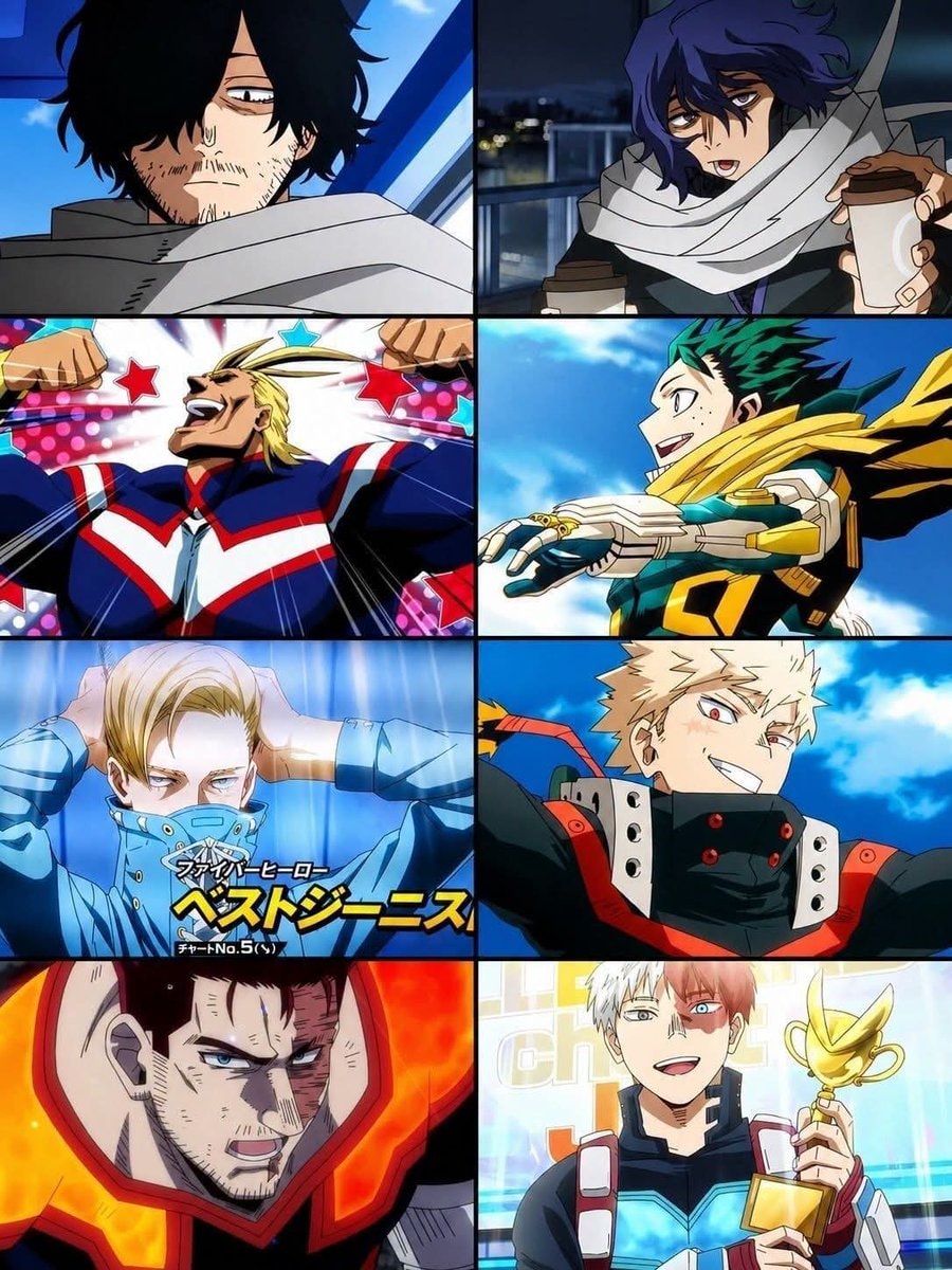 My Hero Academia successors collage