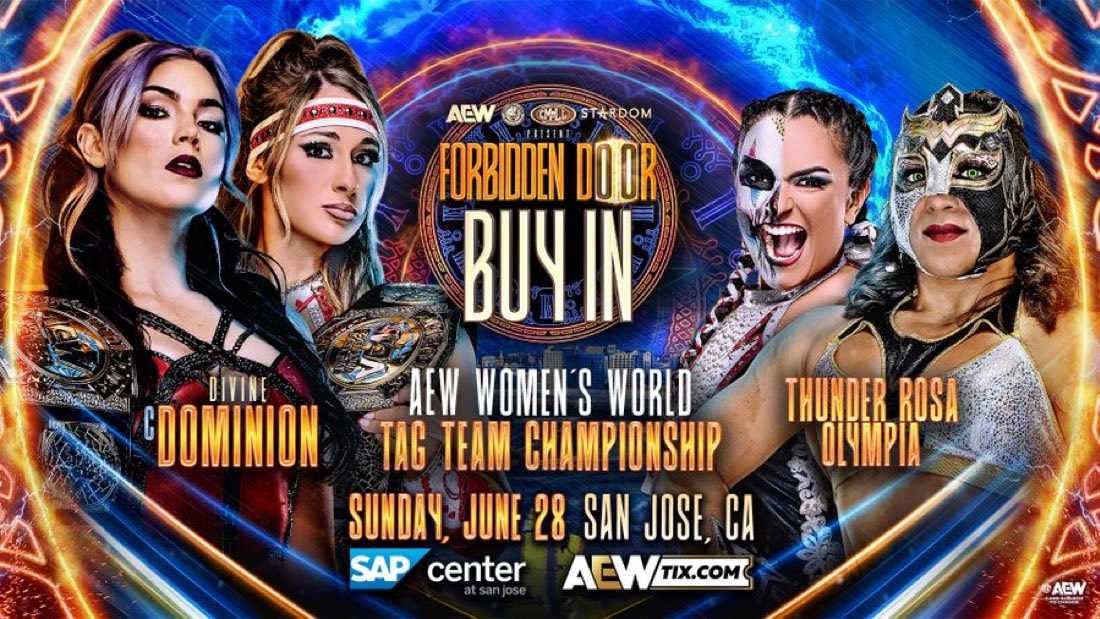Thunder Rosa & Olympia Forbidden Door Buy-In