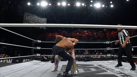 Nick Wayne Ladder Match Redemption AEWCollision GIF