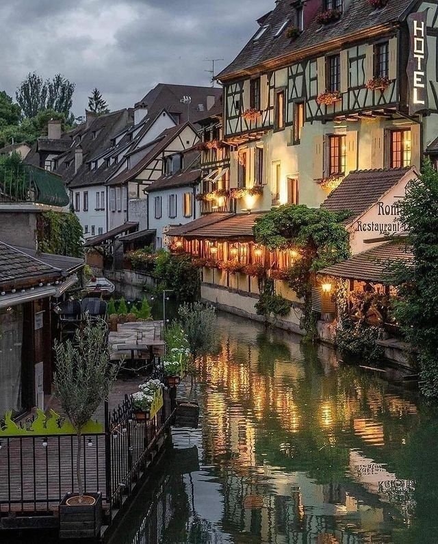 Fairytale village in France