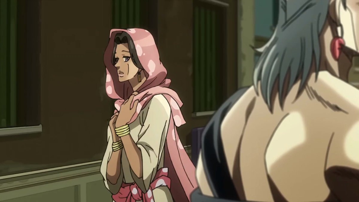 Jotaro surprised by Polnareff
