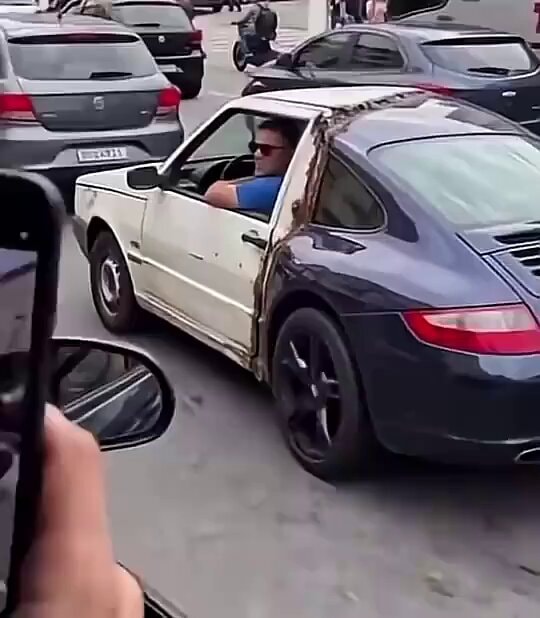 Fiat Uno Porsche Hybrid Car