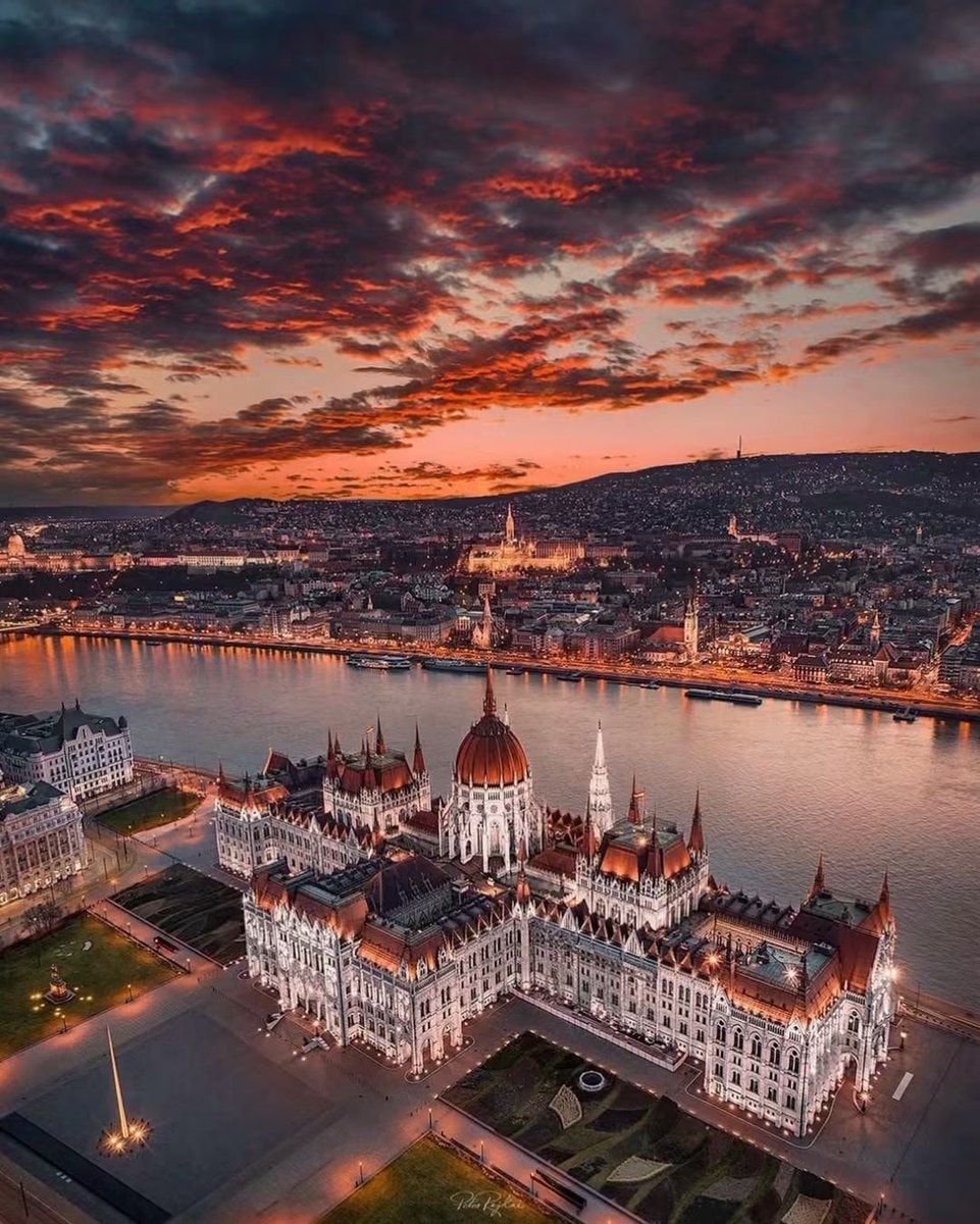 Budapest Hungary sunset
