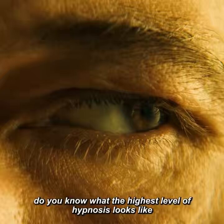 close-up of a person's eye