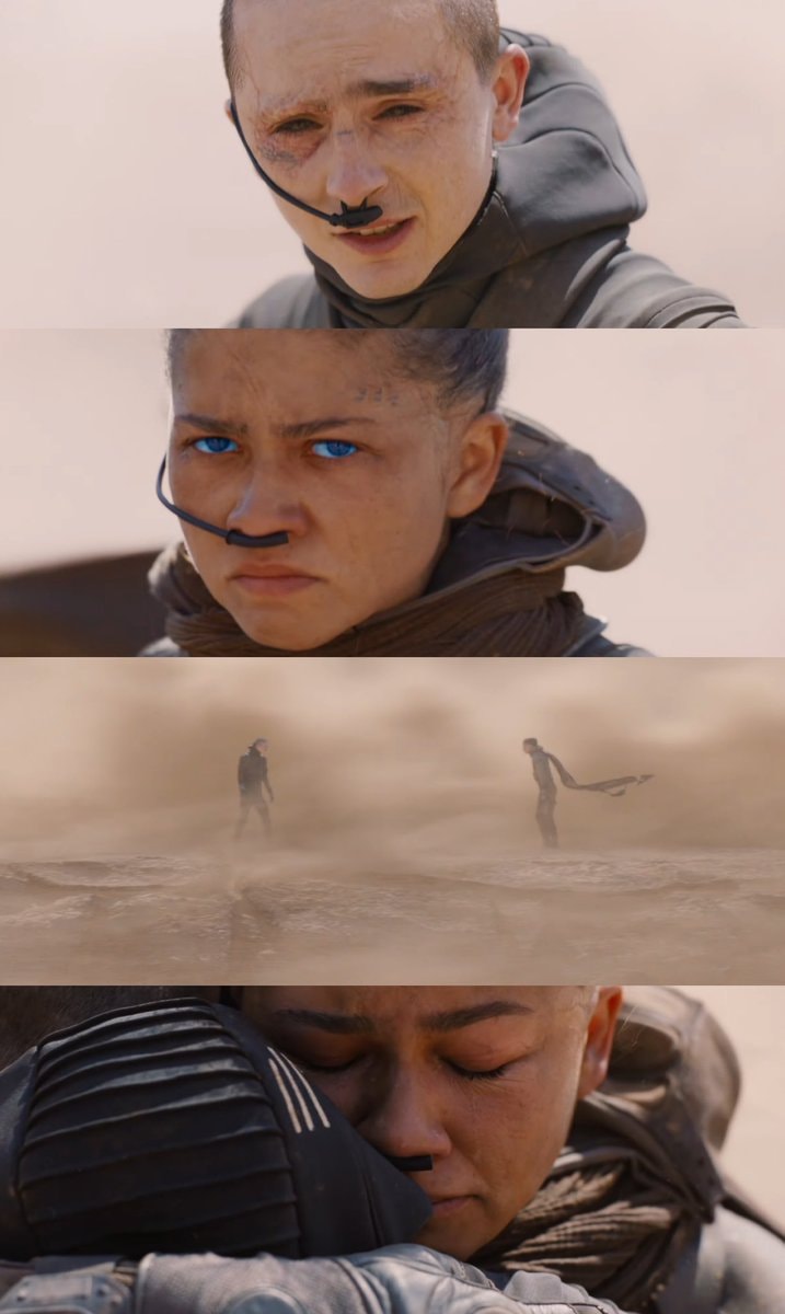 Timothée Chalamet and Zendaya in Dune Part Three
