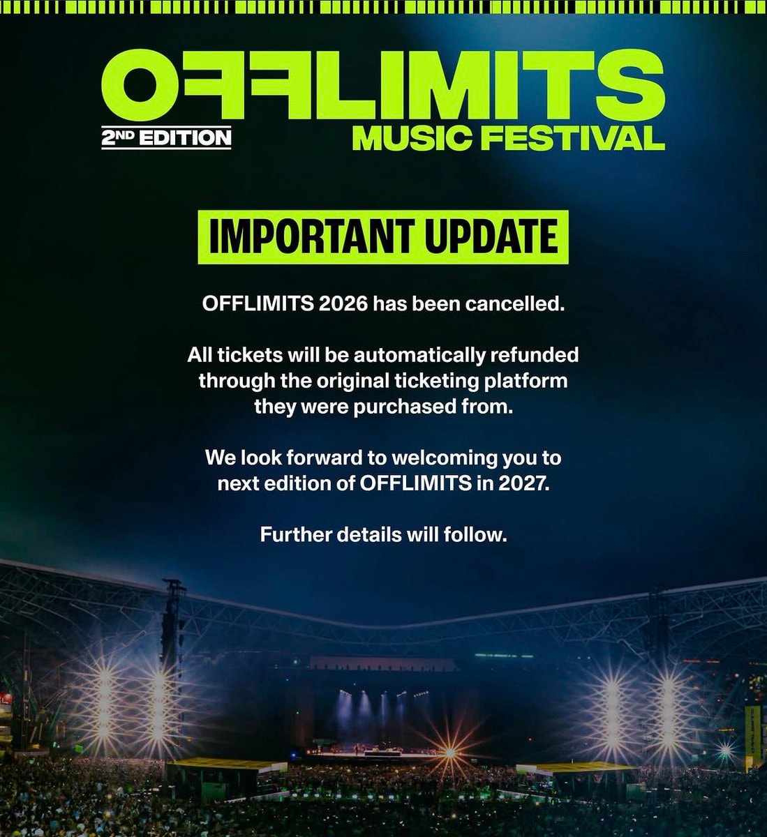 Offlimits Festival UAE cancelled Shakira (photo 2 of 2)
