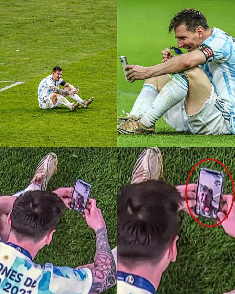 Lionel Messi video call with Jorge