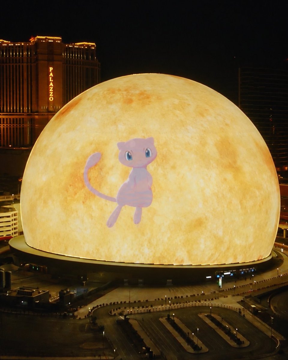 Pokémon 30th Anniversary Las Vegas Sphere (photo 2 of 2)