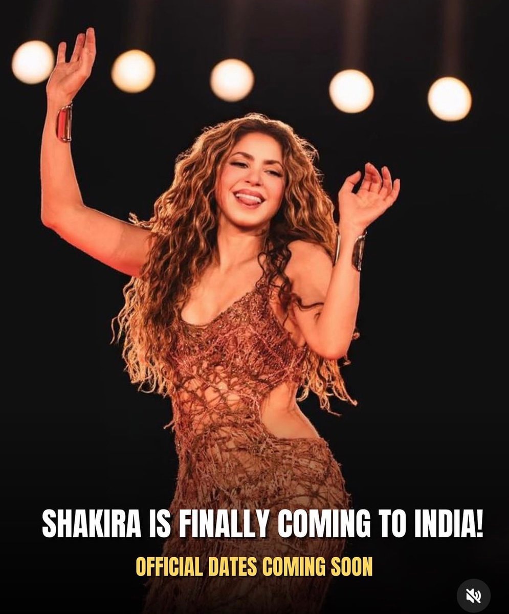 Shakira India announcement
