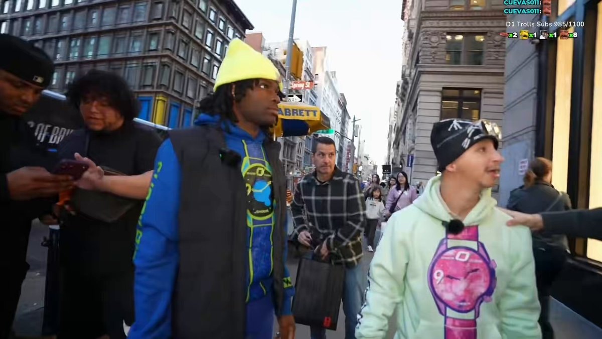 J Shock confronted by Cuffem BAU in NYC