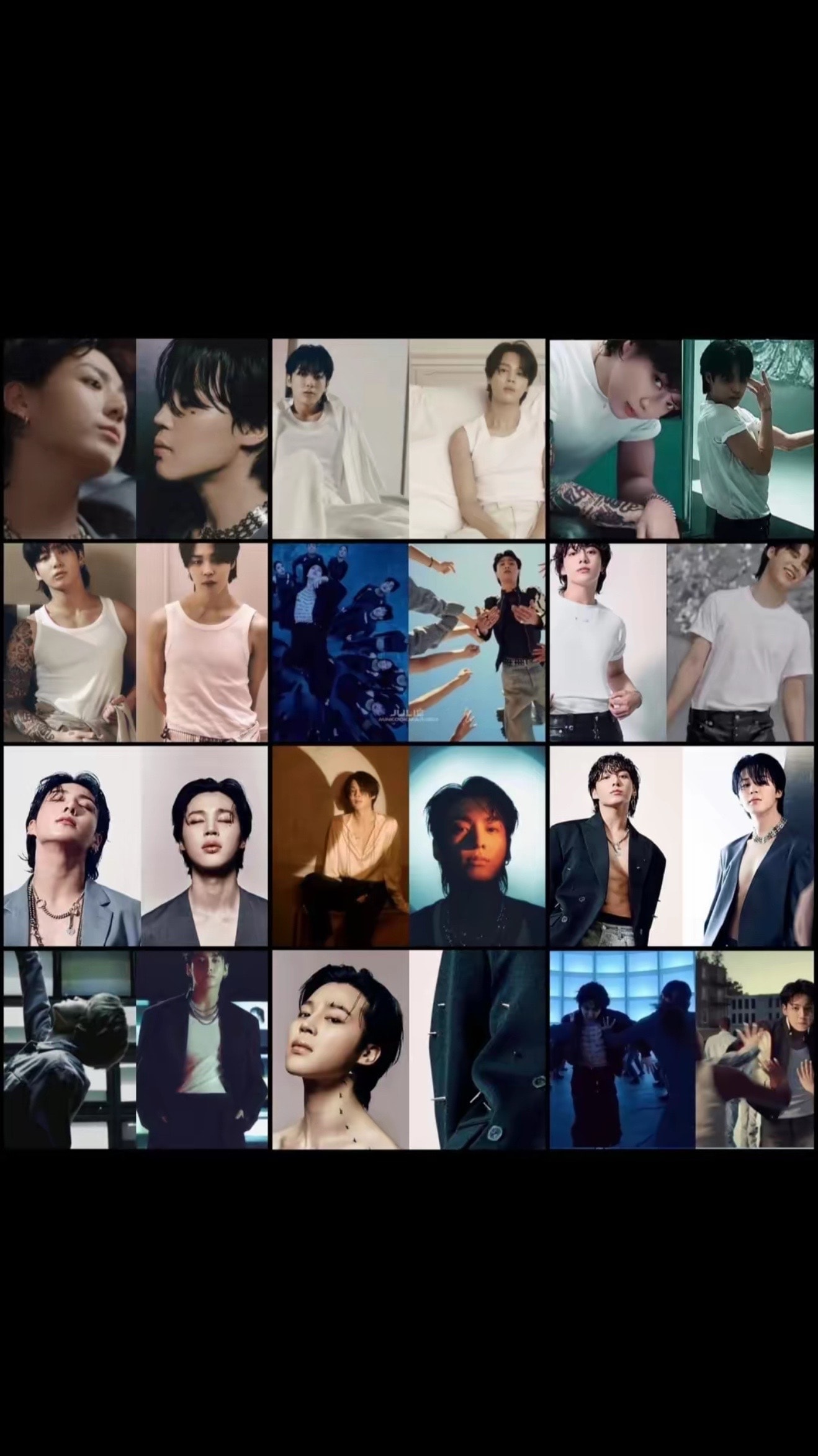 BTS concept collage