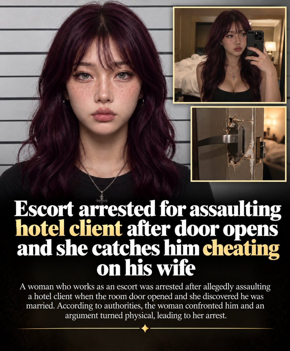 Escort arrested after hotel client turns out to be her husband