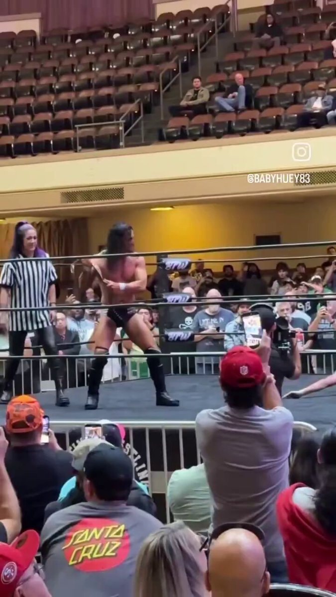 Bayley refs Big Time Wrestling 30th anniversary