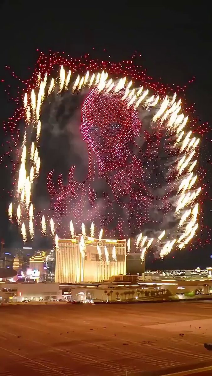 Vegas drone show Stranger Things