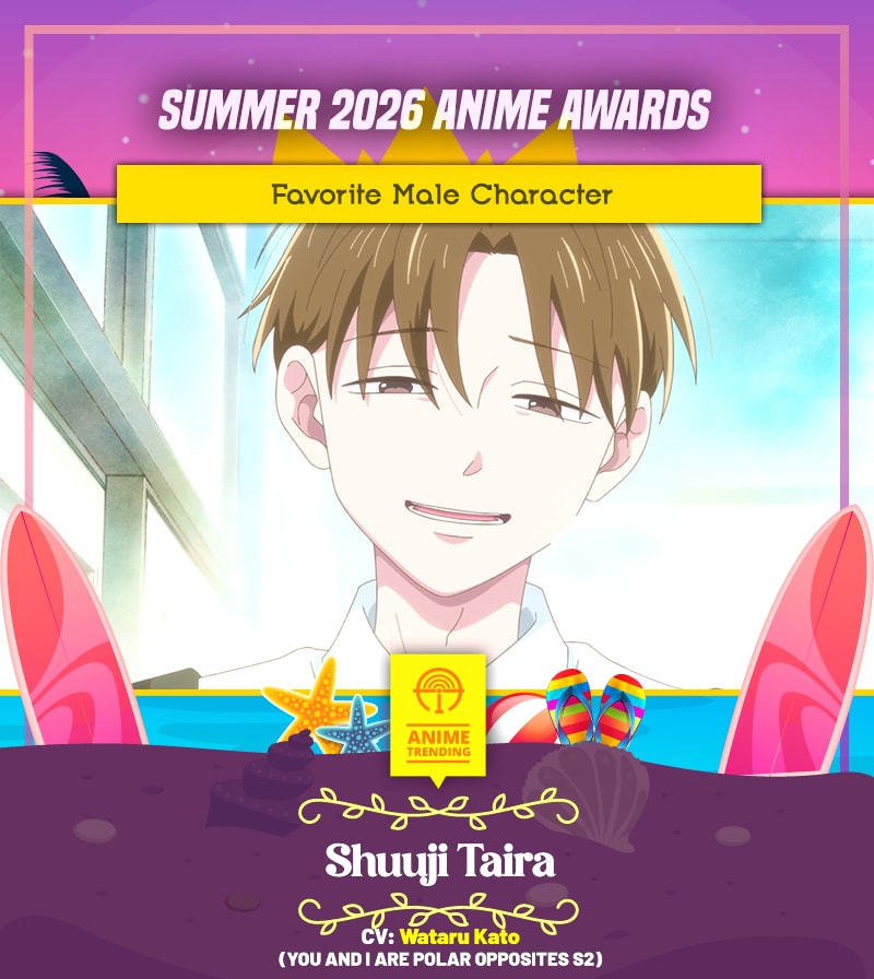 Shuuji Taira Summer 2026 Anime Awards Favorite Male Character